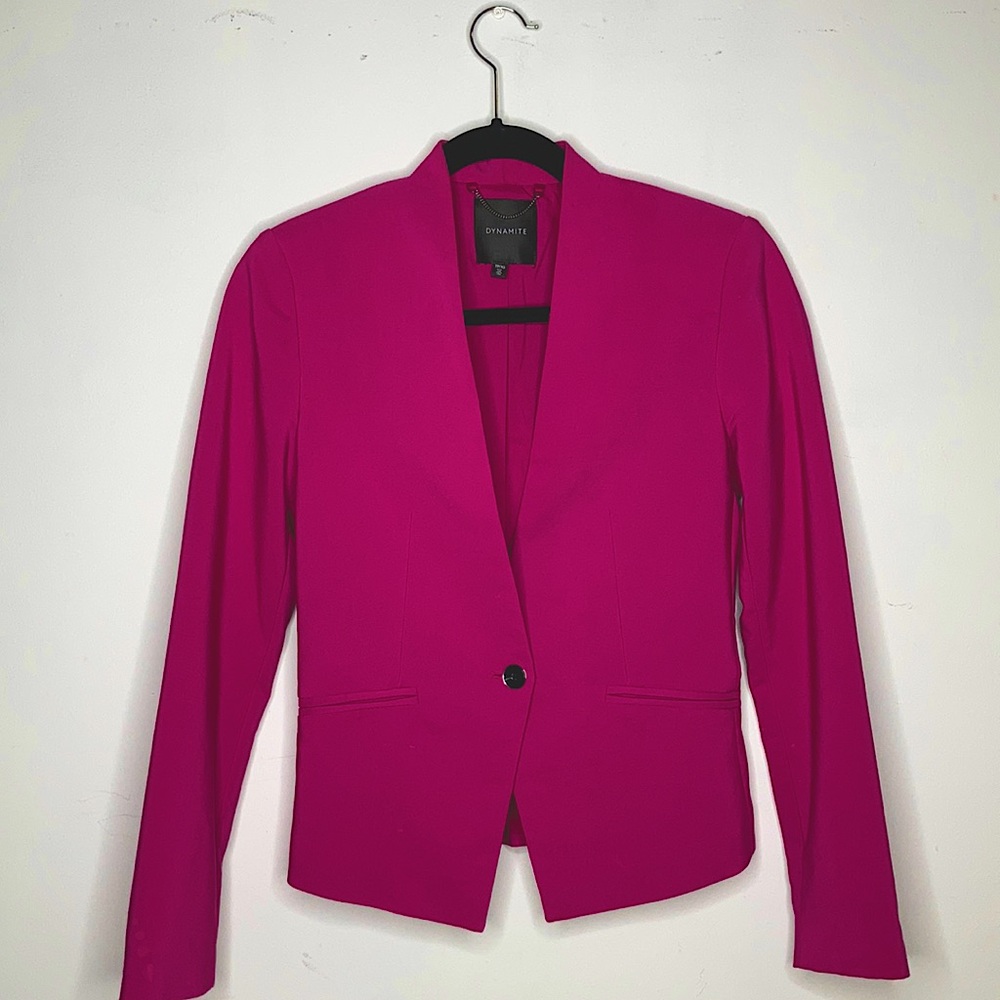 Dynamite Hot Pink Blazer | Size XS